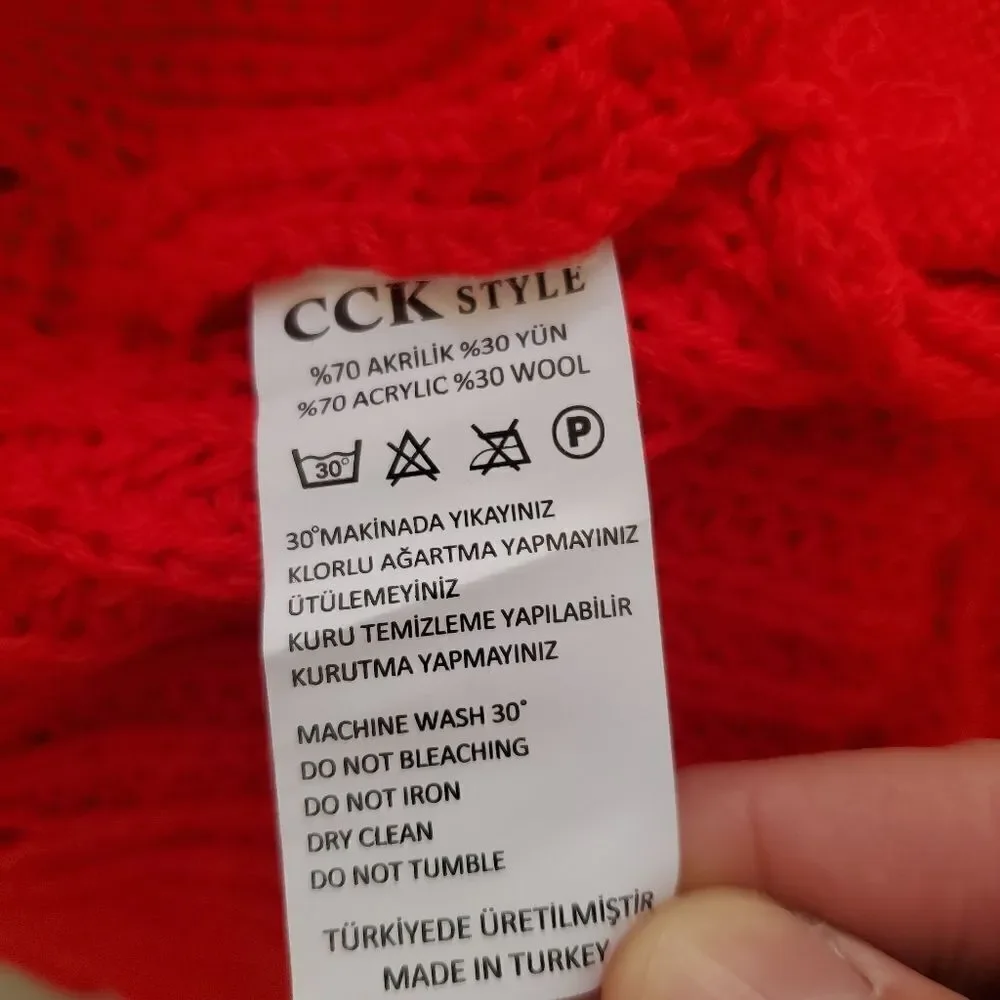 CCK Style Wool-Blend Open Cardigan sz Med - Picture 11 of 11